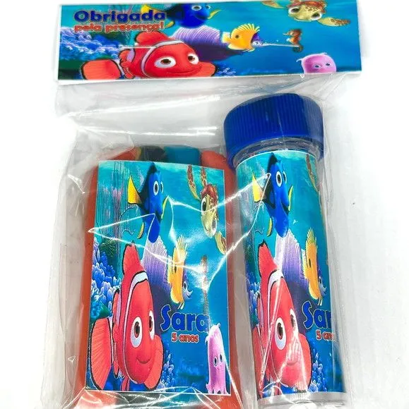 Kit Massinha + Bolha Nemo Personalizado - foto 2