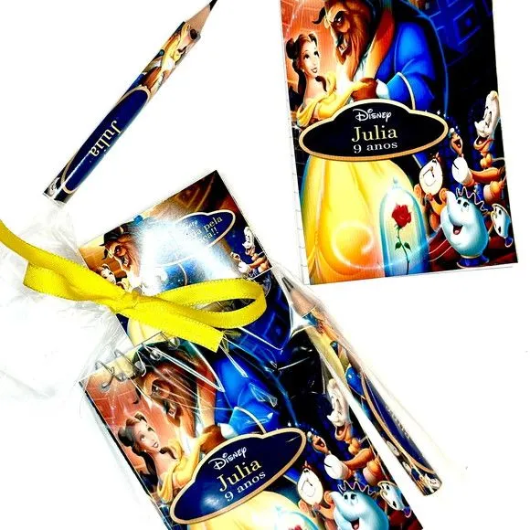 Bloquinho Bela e a Fera Personalizado - foto 2