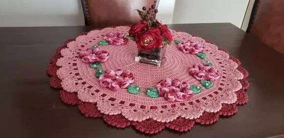 Centro de Mesa Encanto Bico Rendado Duplo - foto 5