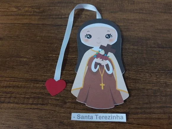 Marcador de Página 13 cm - Santa Terezinha do Menino Jesus - foto 2