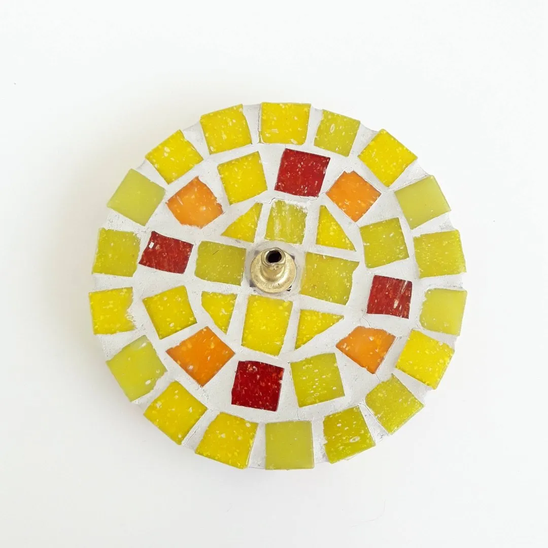 Porta Incenso Gaudí Amarelo - foto 2