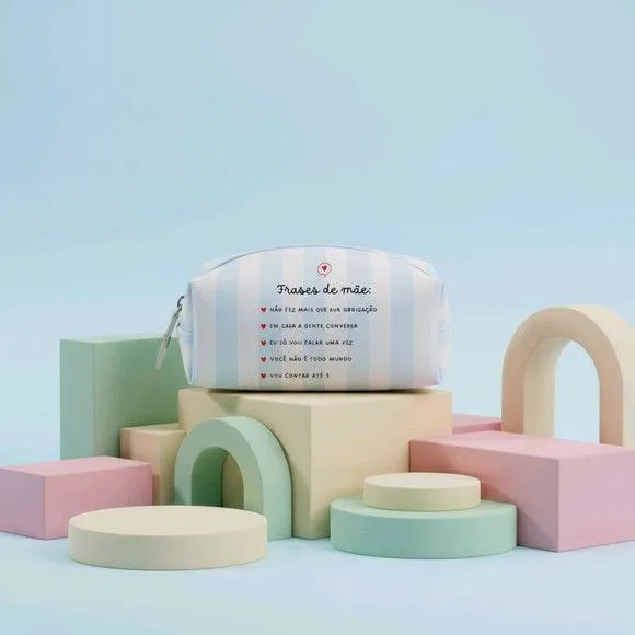 Necessaire Box P - Luxo Acetinada - artesanato feito à mão por Innovare Studio