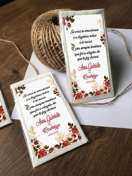 Lágrimas de Alegria Personalizada - feito à mão por Mi Papelaria Criativa