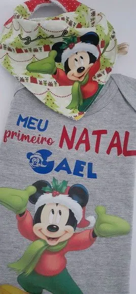 Body e babador meu primeiro natal - foto 2