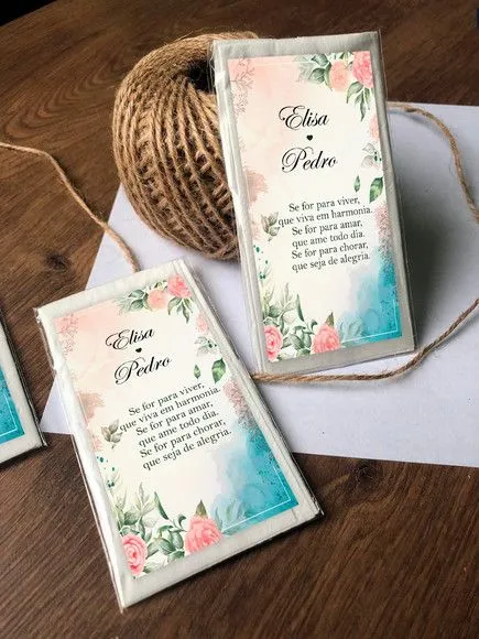 Lagrima de Alegria Personalizada - artesanato feito à mão por creativitybynina