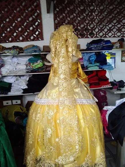 Roupa Oxum Dourada - foto 4