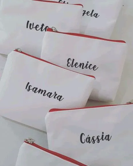 Necessaire personalizada - Areia - feito à mão por Innovare Studio