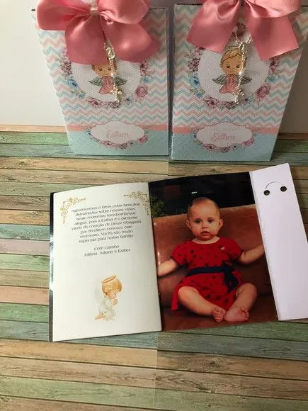 Livro De Orações Luxo Com Foto Para Batismo - foto 4
