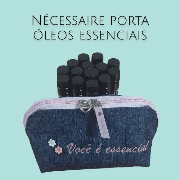 Nécessaire Porta Óleos Essenciais - feito à mão por Innovare Studio