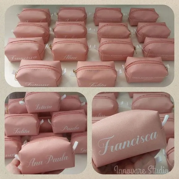 Necessaire Mini Box - Rosa Chá - foto 4