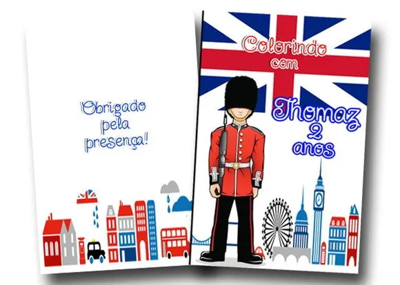 revista colorir soldadinho londres 14x10 - artesanato de PAPCRIE