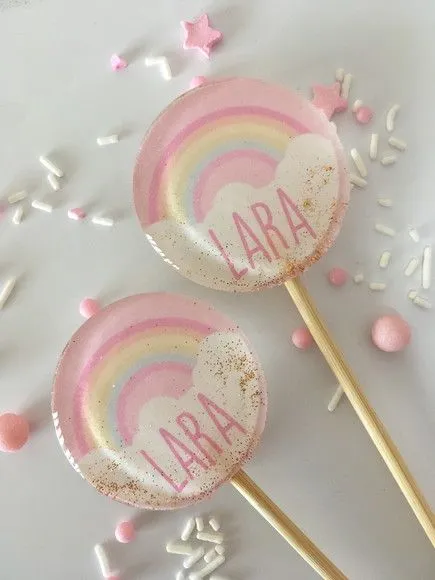 Arco Íris - artesanato feito à mão por Lollipops Cristal