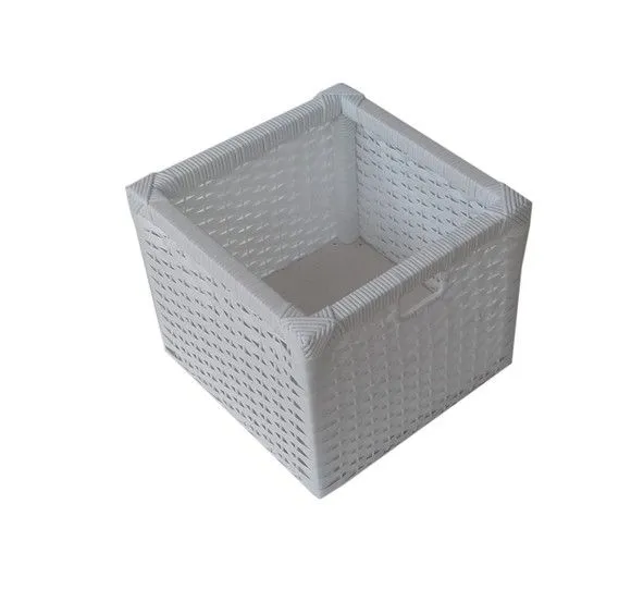 Cesto Gaveta Sintético Branco 34x34x30 - foto 3