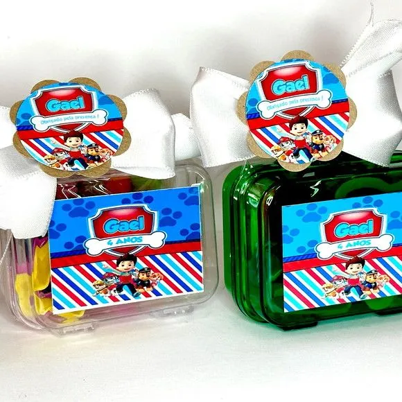 Mini Maleta com Massinhas Patrulha Canina Personalizada - foto 2
