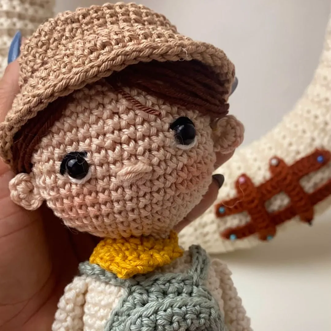 Porta Maternidade Fazendinha Personalizado com Amigurumis em Crochê - foto 5