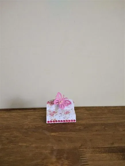 Porta Chocolate Duplo Jardim Encantado - artesanato de Fina Essência Papelaria Personalizada