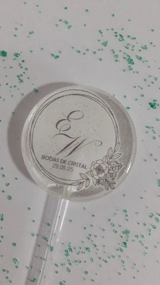 Pirulito Logo - feito à mão por Lollipops Cristal
