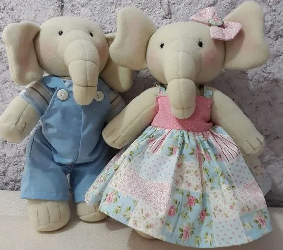 Elefante de tecido