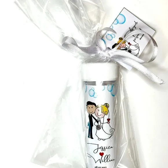 Bolinha de Sabão Casamento Personalizada - foto 2