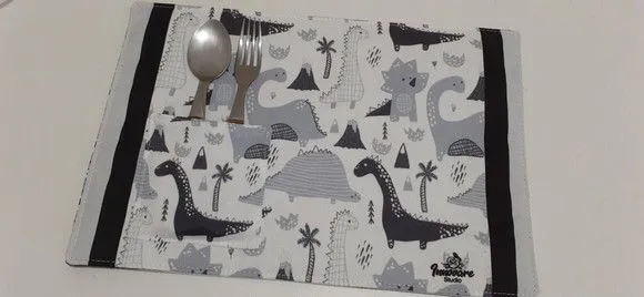Jogo americano infantil - Dinossauros