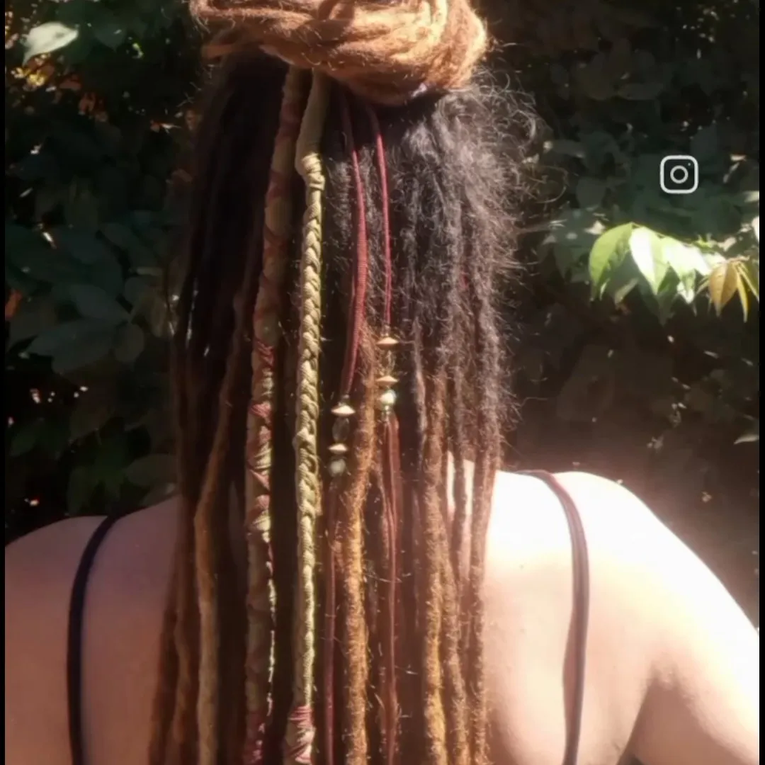 HairWrap Assessório Boho para Cabelos - artesanato feito à mão por Luna Dreads e Artes 🌜