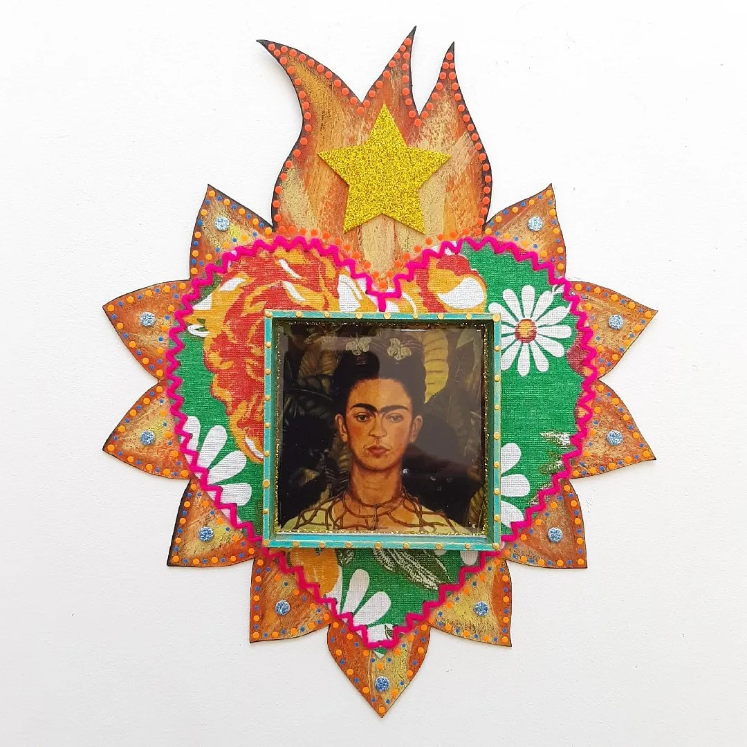 Capela Coração de Frida - artesanato feito à mão por Estudio Bananeira