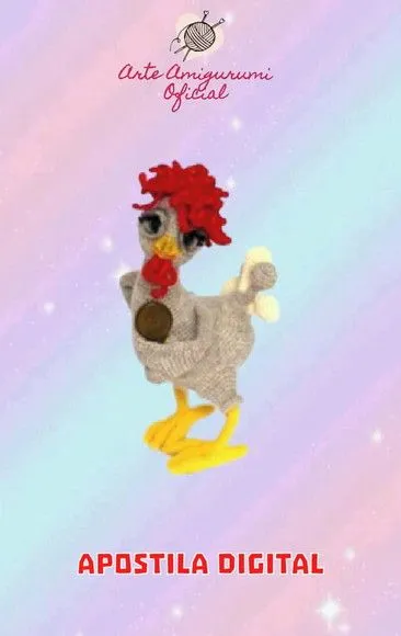 Receita Galinha Amigurumi