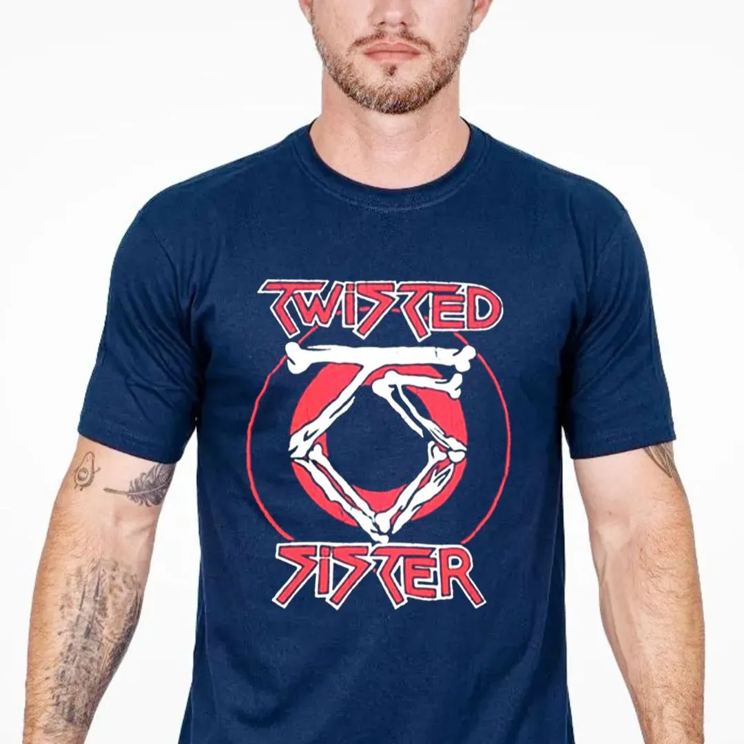 Camiseta Twisted Sister, banda clássica anos 80, exclusiva  tamanhos unisex - foto 3
