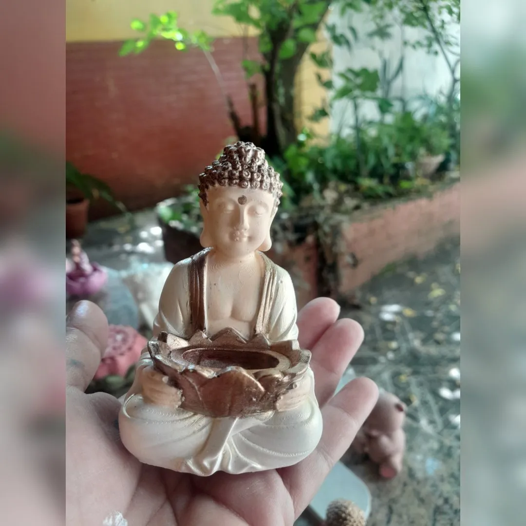 Buda em gesso pedra - foto 2