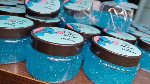 Gel Cabelo Lembrancinha Festa Infantil Personalizado Stich - foto 3