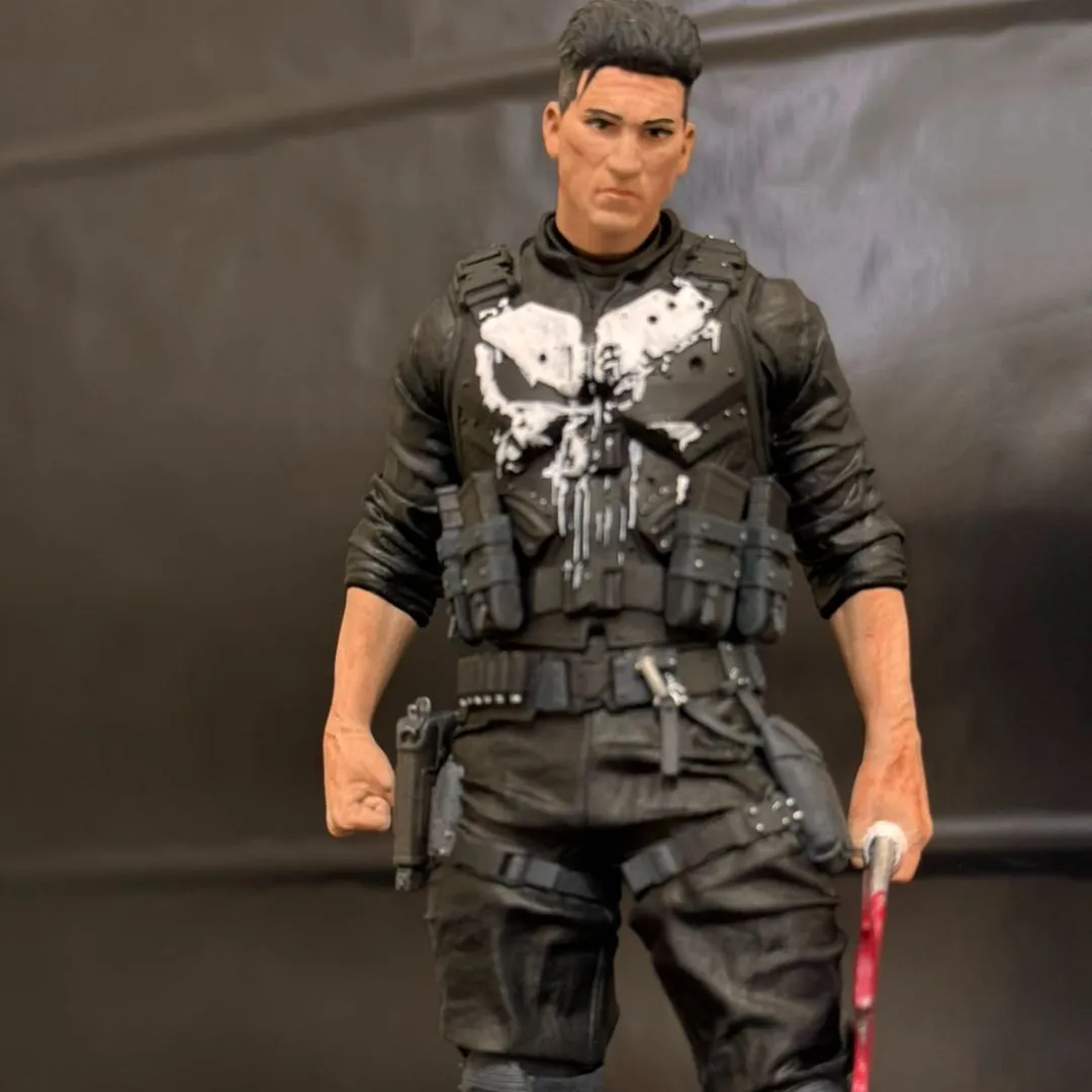 frank castle o justiceiro punisher com barba e sem barba Versão 2026 action figure - foto 6