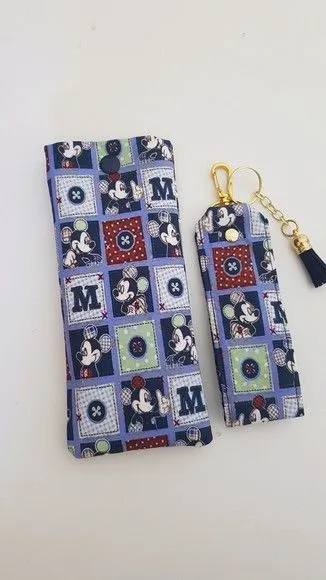 Kit porta óculos e chaveiro - artesanato feito à mão por Innovare Studio