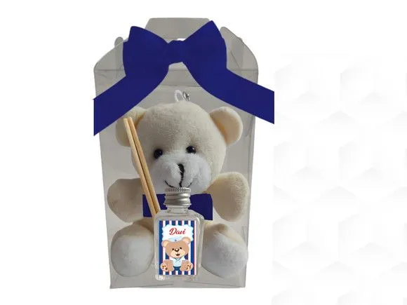 Urso+ Aromatizador Ursinho Marinheiro Personalizada - artesanato feito à mão por creativitybynina