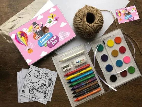 Estojinho Mundo Bita Personalizado - artesanato feito à mão por Mi Papelaria Criativa