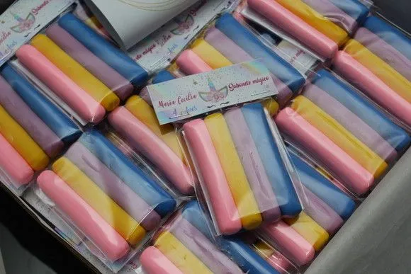 Unicórnio Lembrancinha Aniversário Infantil Saboete Mágico - foto 3