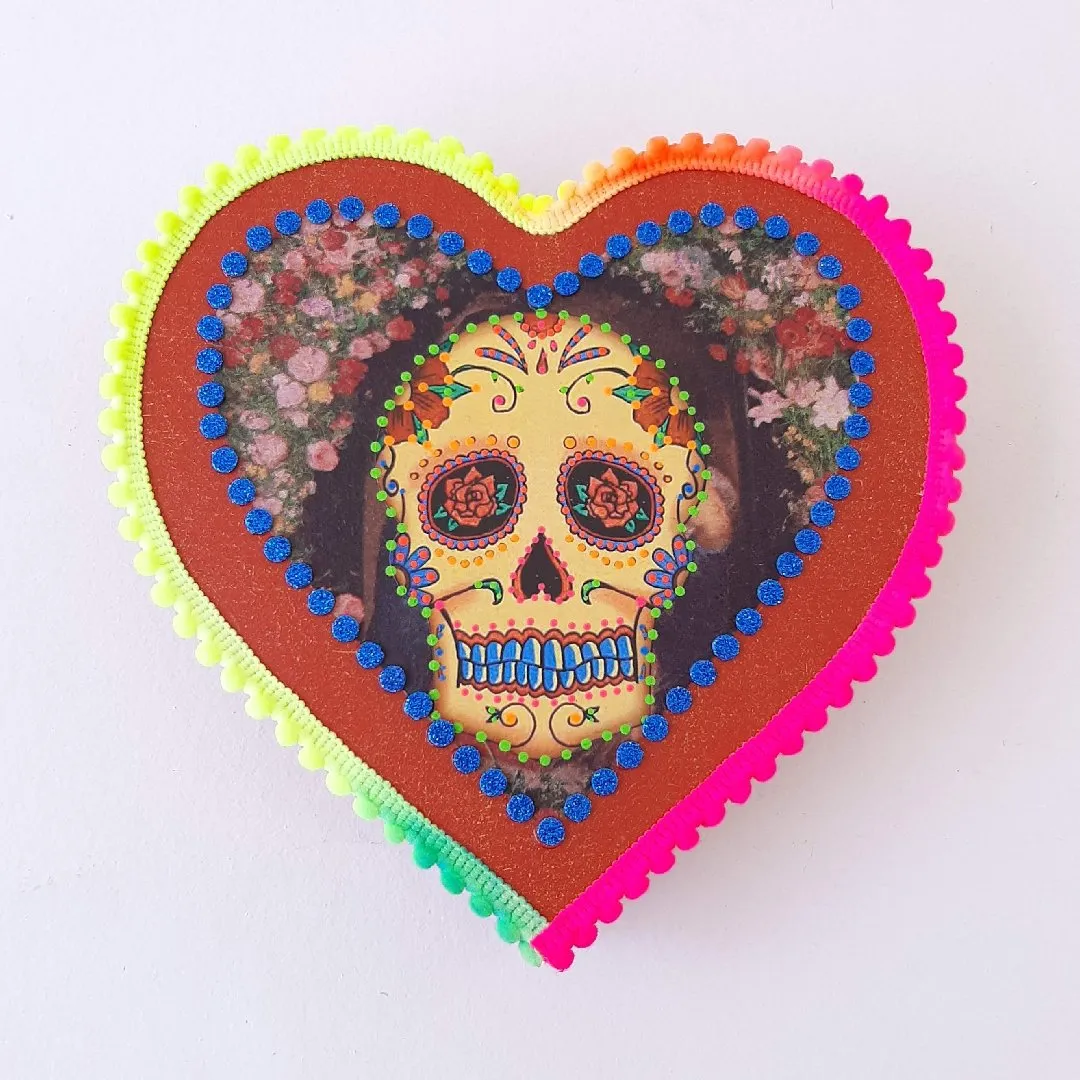 Quadro Box Caveira Mexicana 2