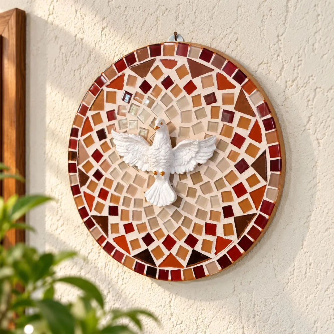 Mandala Divino Espírito Santo em Mosaico - modelo 4 - foto 3