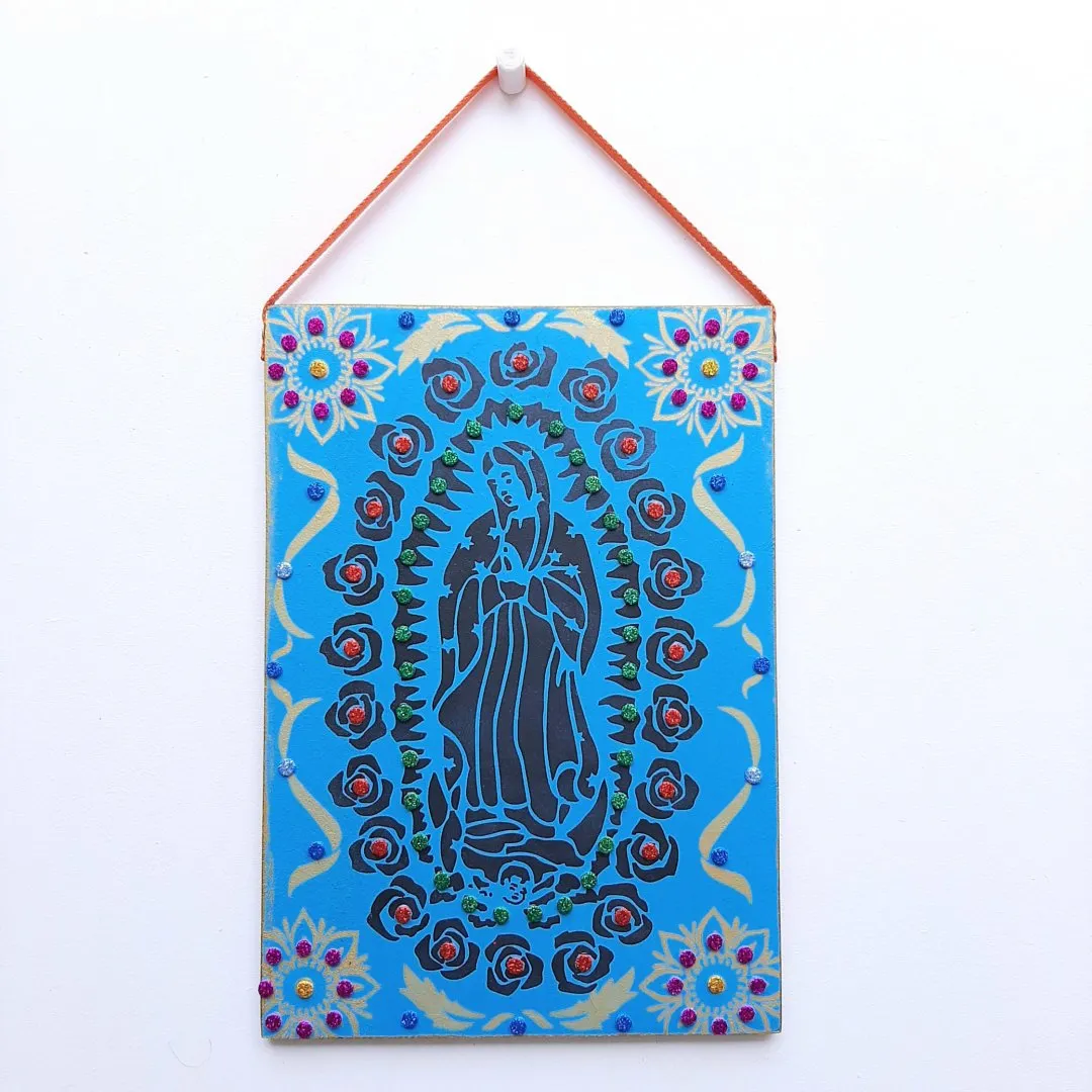 Quadro N. S. de Guadalupe G - artesanato de Estudio Bananeira