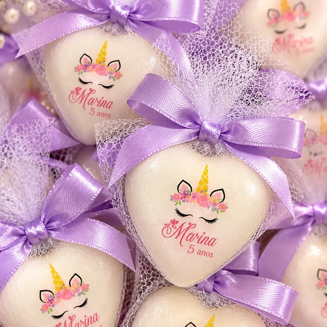 20 Lembracinhas Corações de Sabonetes Personalizados - foto 3
