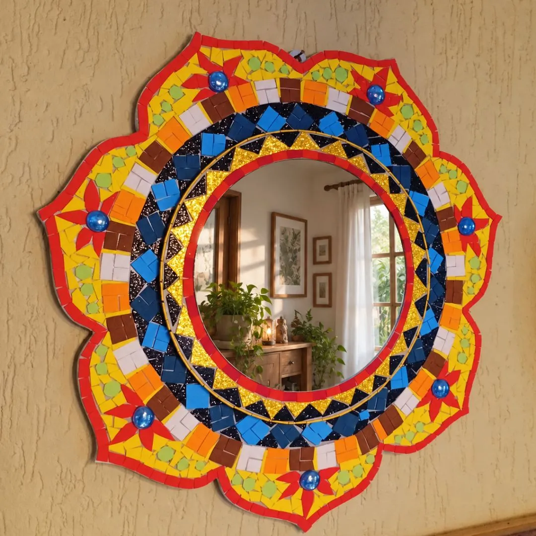 Espelho Mandala Mosaico - foto 2