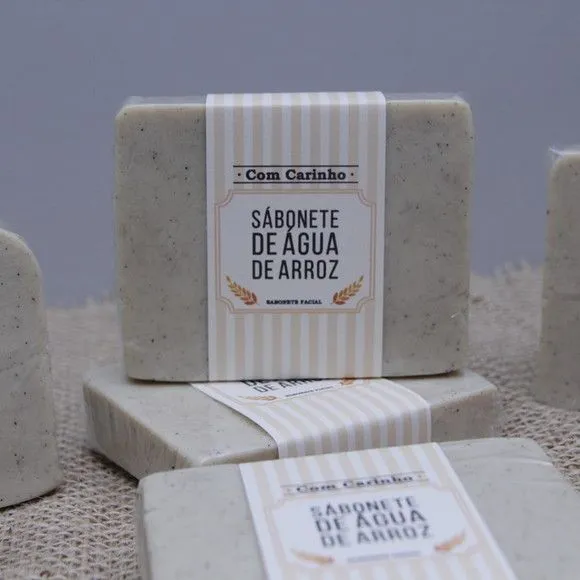 Sabonete Natural Água de Arroz Clareador de Manchas - foto 3