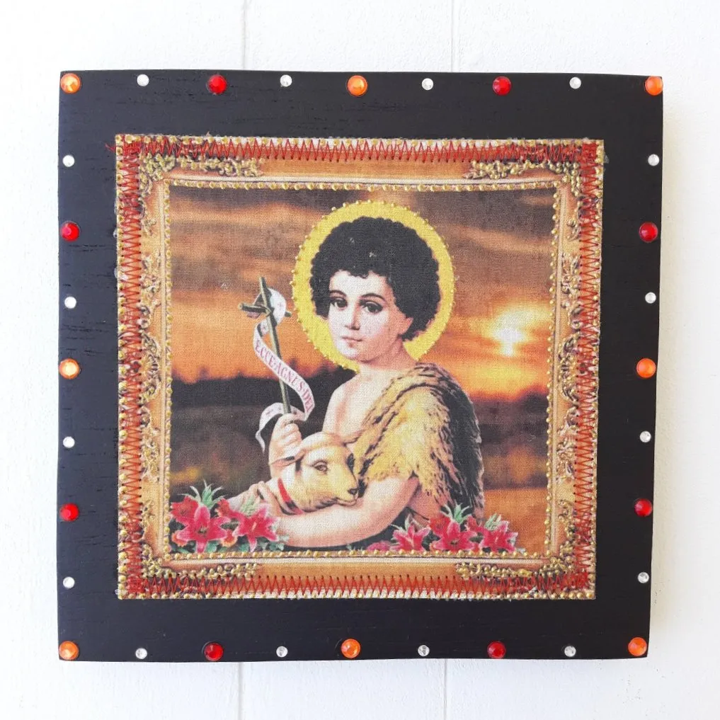 Quadrinho de Tecido São João - artesanato de Estudio Bananeira
