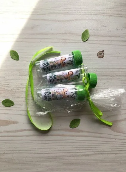 Bolha de Sabão - Safari Personalizado - artesanato feito à mão por Mi Papelaria Criativa