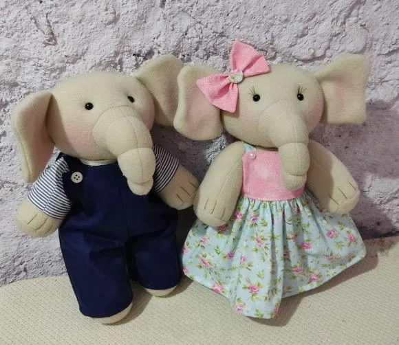 Elefante de tecido - foto 4