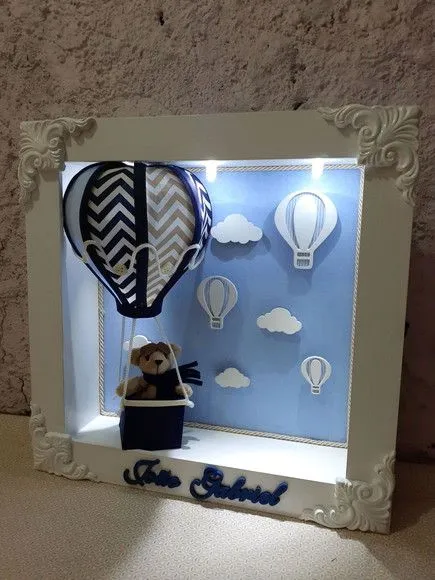 Quadro porta de maternidade - artesanato feito à mão por Ateliê cantinho do bebê