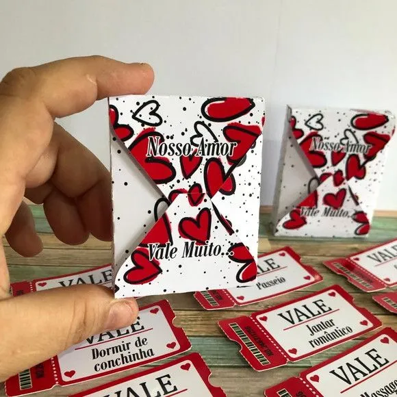 Vales do Amor, Tickets do Amor, Presente Dia dos Namorados - foto 2