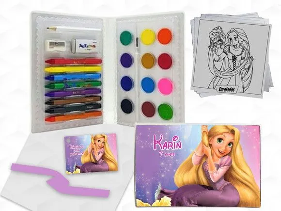 Estojo de Pintura Enrolados Personalizado - artesanato feito à mão por creativitybynina