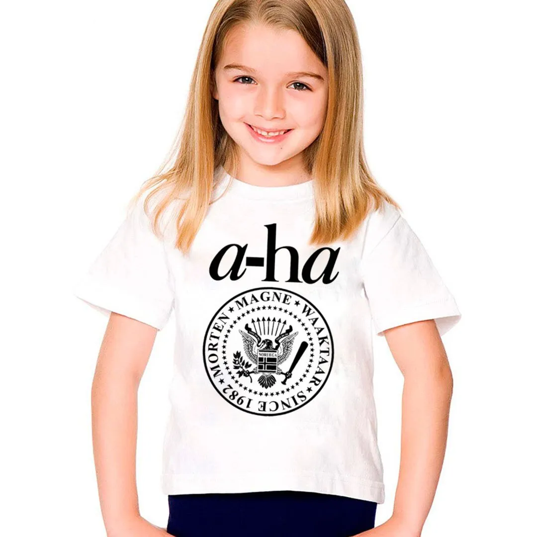 Camiseta a-Ha Take On Me logo , estampa exclusiva, 100% algodão (cópia) - foto 3