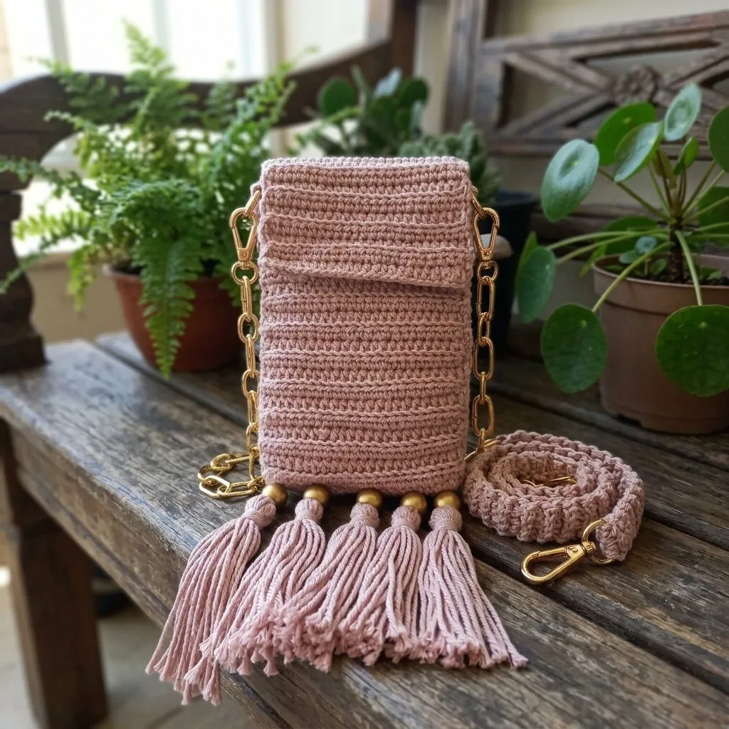 Bolsa croche porta celular - foto 3