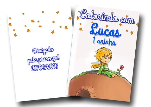 revista colorir o pequeno principe 14x10 - artesanato de PAPCRIE